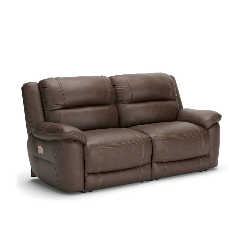Dunleith 2-Piece Power Reclining Sectional, Brown