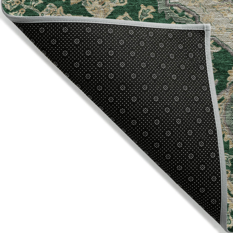 Celia Green Washable Indoor-Outdoor Rug - , 9' x 12'