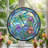 Dragonfly Iris Stained Glass Window Panel，7.8H-1040344982