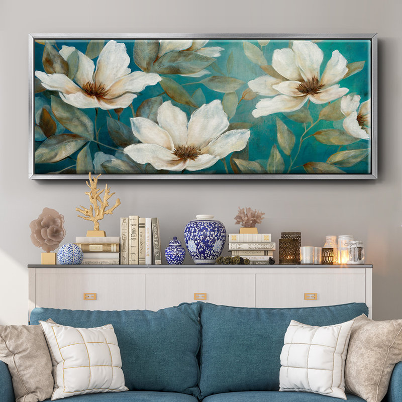 Toile encadrée Shade of Blue, H 12 po x l 30 po