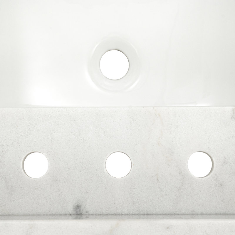 Comptoir de meuble-lavabo en noyer riche de 30 po x P 21 po avec plateau simple encastré rectangulaire Marella de Marly, 30