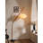 Medieval-style wooden 3D-printed floor lamp with hardware