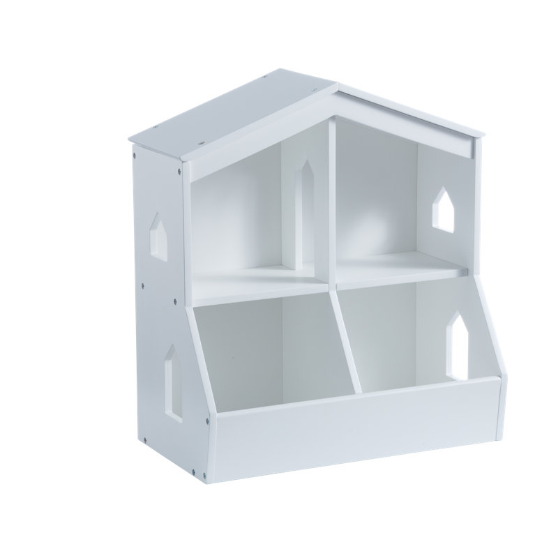 Bibliothèque de rangement Little Seeds, Blanc
