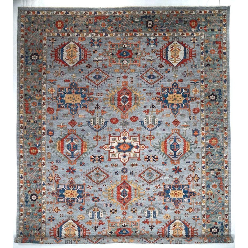 Tapis oriental en laine noué à la main Karajeh