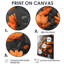  «Orange Black Autumn Blaze Mums - Mums Wall Art Living Room-106128592-106128599