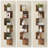 Corner Shelf Wall Mount, 5-Tier Floating Corner Bookshelf, Plant Shelf For Bedroom, Living Room, Bathroom, Home Office, Rustic Brown