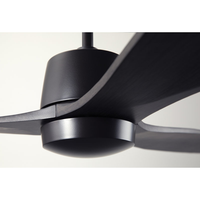 Arbor Downrod Ceiling Fan, Dark Bronze, Handheld Remote Control, Ebony