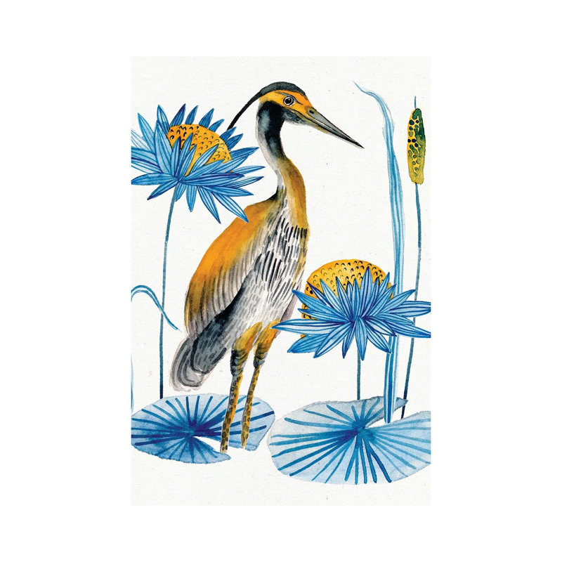 Heron Pond by Melissa Wang - Wrapped Canvas Print, 66.04cm H x 45.72cm W