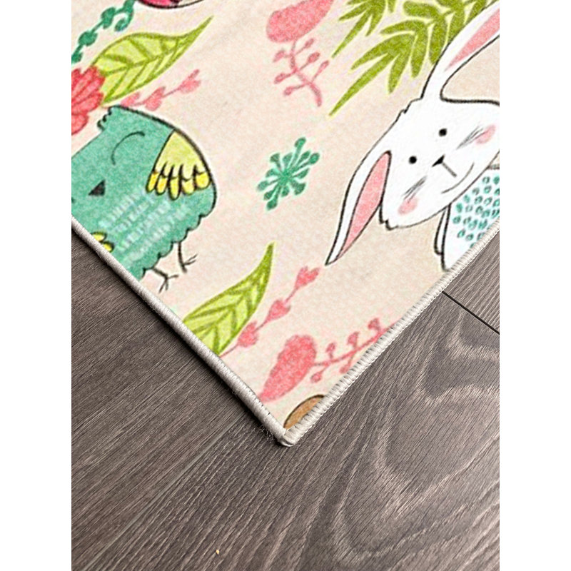 Tapis en coton Noelia, Tapis de couloir 3 pi 11 po x 16 pi 5 po