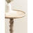 Willoughby Spiraled Mango Wood Round Side Table-1897090055