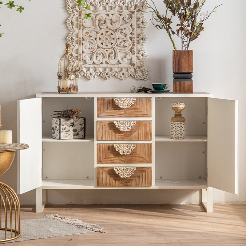 Armoire de rangement en fer rustique