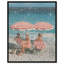Retro Beach Bliss III Canvas Landscape & Nature Print by Oliver Gal, Black Frame, 16 x 20-774799035-774799041