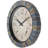  Aztec Indoor-Outdoor Wall Clock, Faux Stone, 18 Inch