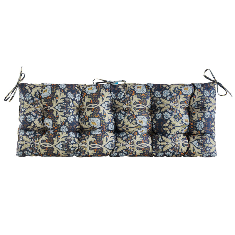 Outdoor 4'' Bench Seat Cushion, Light Blue