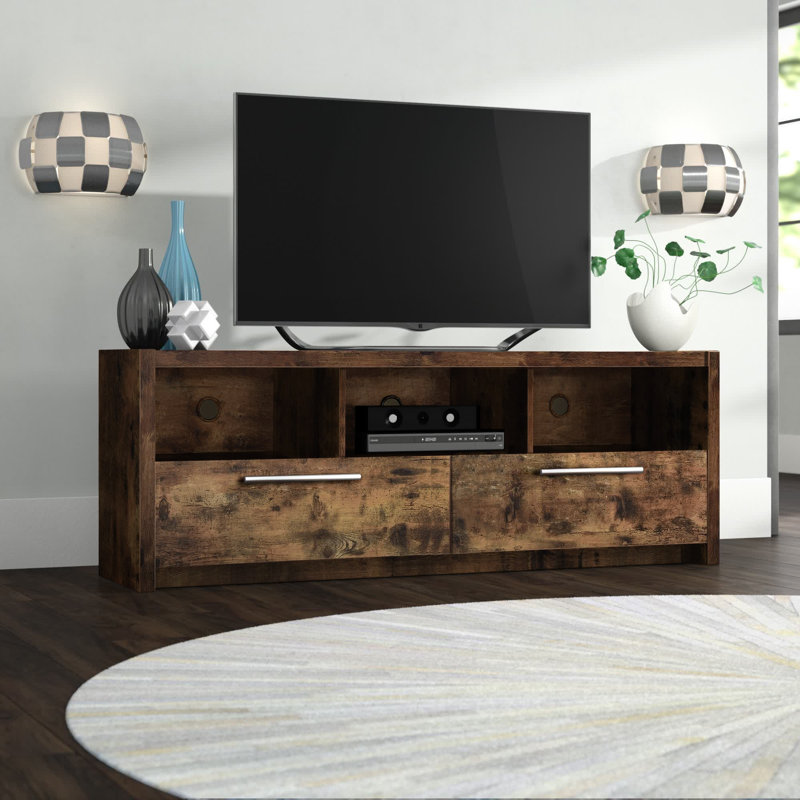 Besmir TV Stand for TVs up to 65", Black