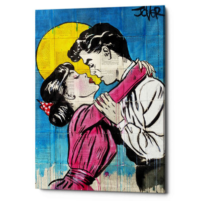 « love moon pop », reproduction d’impression sur toile
