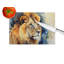 Lion Glass Cutting Board Large