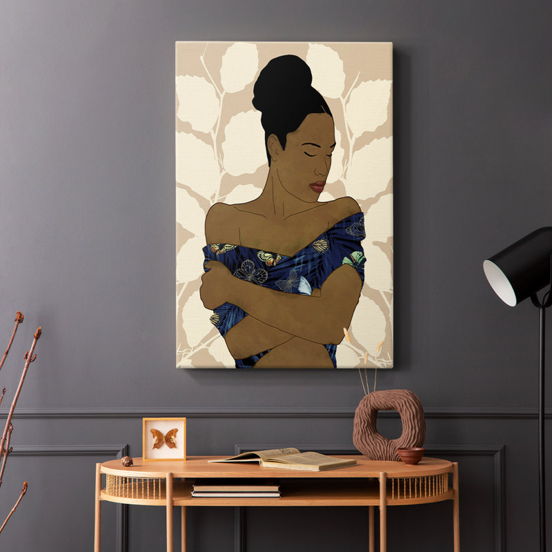Beauté ethnique II - Cavas enveloppés de galerie, H 60 po x l 40 po