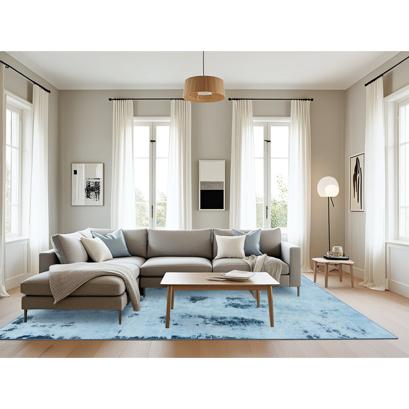 Tapis abstrait moderne 2091, Rectangle 8 pi x 10 pi
