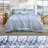 Classic Reversible Gingham Polyester Comforter Set with Microfiber Fill-134406156-134406159