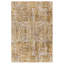 Brenetta Geometric Shapes Gold Area Rug-110841934