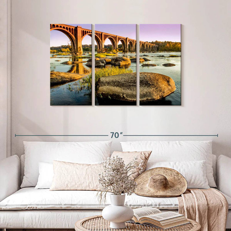 Lilie James River Bridge, H 28 po x l 45 po
