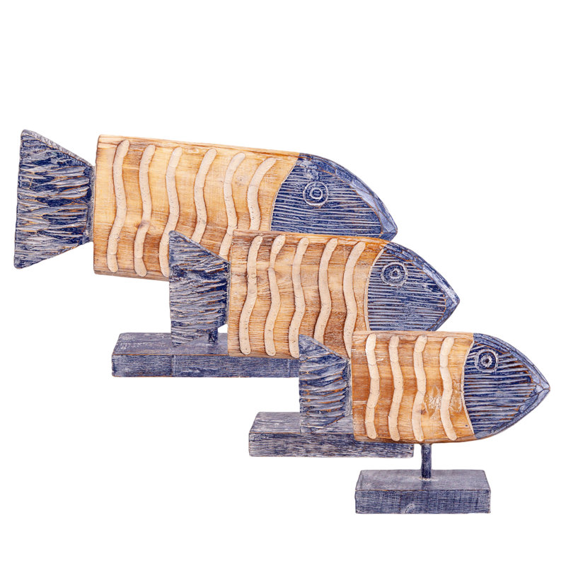 Handmade Solid Wood Figurine / Sculpture Decorative Object