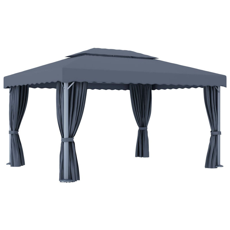 Thompsons 4 x 3m  Patio Gazebo, Anthracite