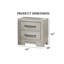 Table de chevet moderne style campagnard 1pc