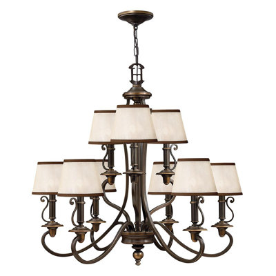 Klatt 9 - Light Shaded Chandelier