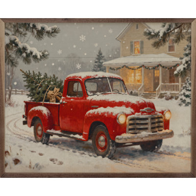 Bringing Christmas Home Red Truck