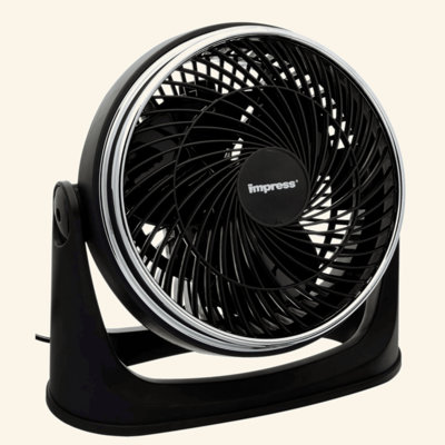Impress 9-Inch Turbo Velocity Table Fan
