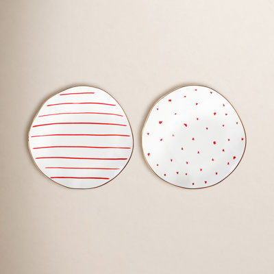 Lenox Garnet Bay Dessert Plates, Set Of 4