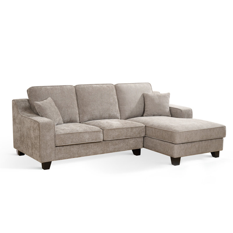 Howington 3 Seater Corner Sofa, Right Hand Facing, Grey