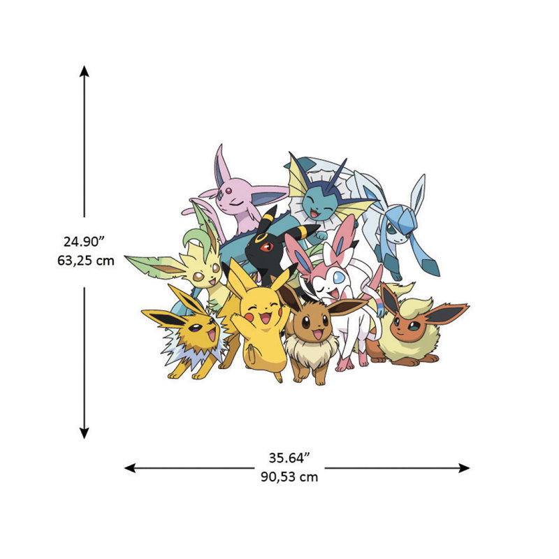 Adhésif décoratif Pokémon Évoli