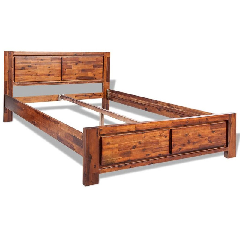 Albert 3 Piece Acacia Solid Wood Bedroom Set, European Super King (180 x 200cm)