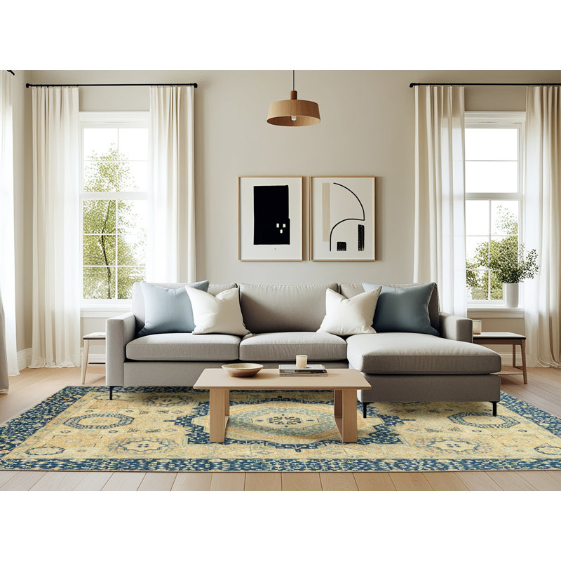 Abstract Indoor Rug, Rectangle 6' x 9'