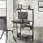 Fuselier Metal Base Computer Desk-1948903088