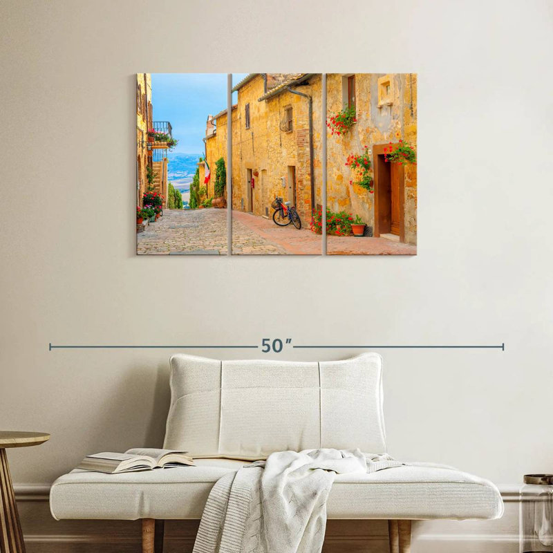 Rue Sebbie San Gimignon, H 24 po x l 38 po