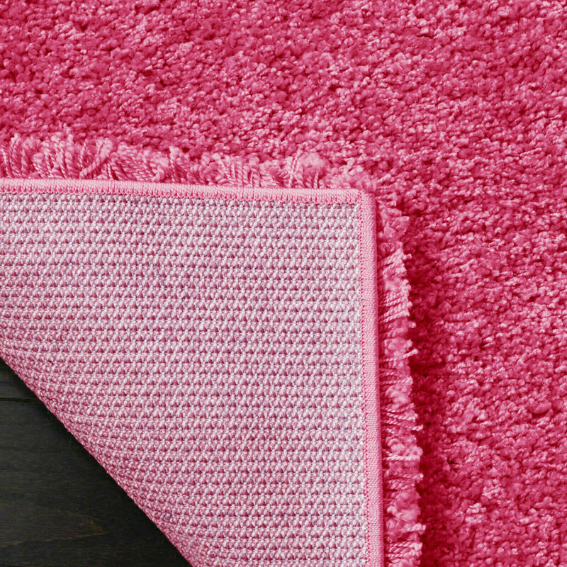 Eleia Solid Colour Shag Area Rug, Runner 60 x 220cm