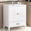 Meuble-lavabo 30 po avec lavabo et porte à fermeture en douceur-465363980