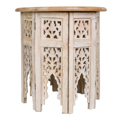 Asees Solid Wood Abstract Coffee Table