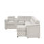 Canapé-lit modulaire inclinable électrique de style moderne en bois
