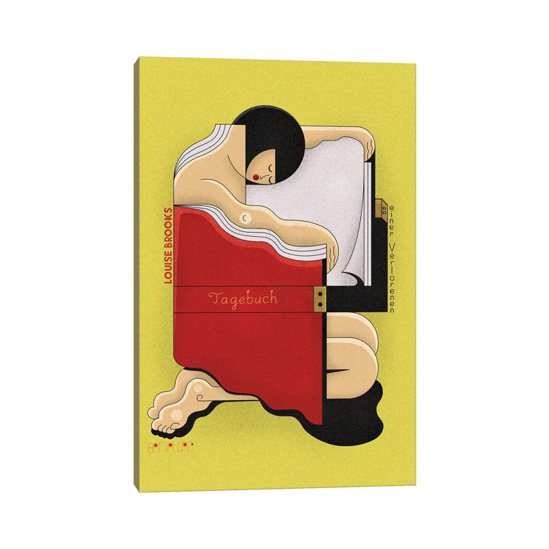 Louise by John Battalgazi - Wrapped Canvas Print, 20.32 cm H x 30.48 cm W