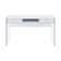 Eliana 2 Drawer Writing Desk with Tempered Glass Base