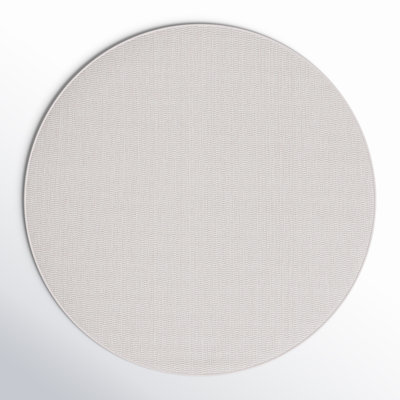 Tiza Solid Color Machine Woven Polyester/Polypropylene Indoor/Outdoor Area Rug in Ivory