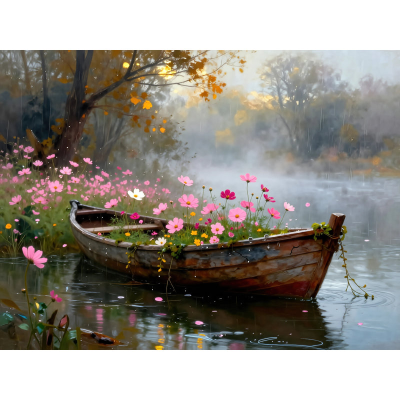 «Autumn Bloom», art mural sur toile, H 12 po x l 16 po x P 1 po