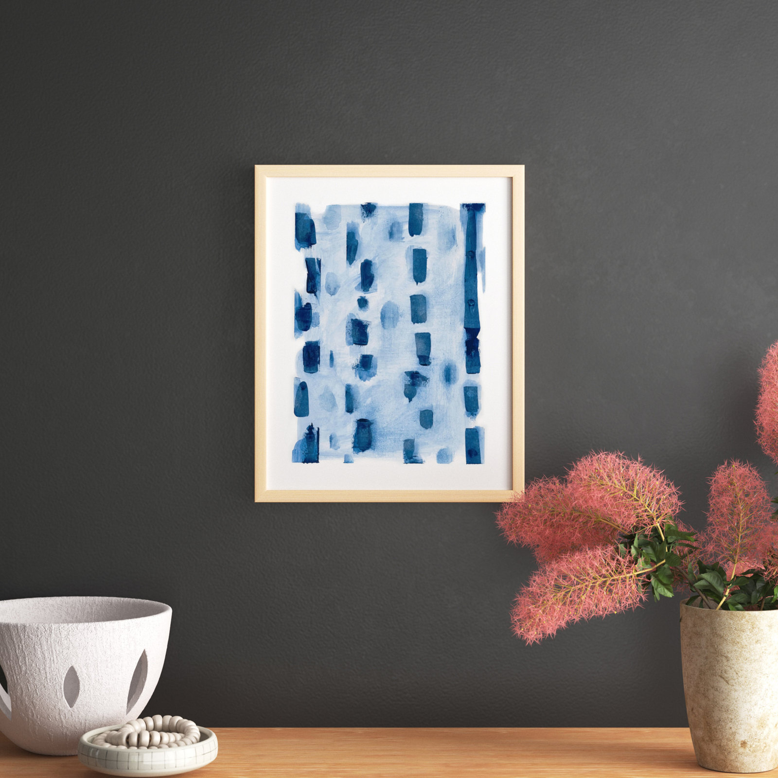 Creative Cool Painting by Andrea Stokes, 20" H x 16" W, Gold Framed