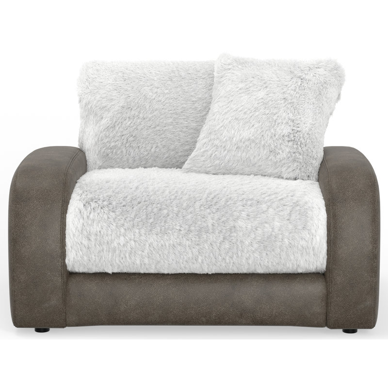 Thylane 53'' Wide Chair And A Half with Cuddler Pocketed Coil Seating