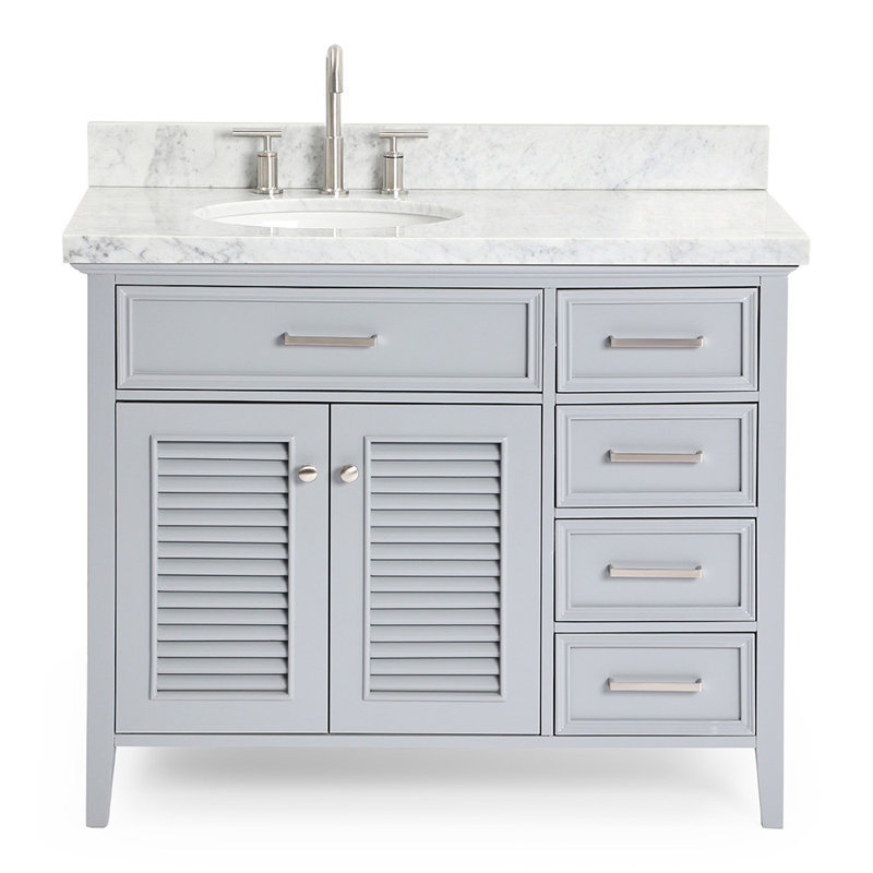 Kensington 43'' W Single Vanity, Right, Gray